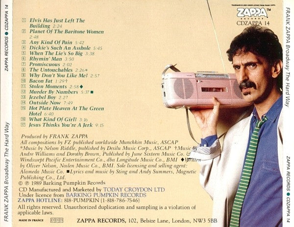 Frank Zappa - Broadway The Hard Way