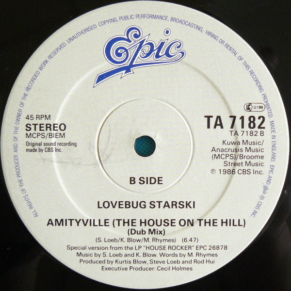 Lovebug Starski - Amityville (The House On The Hill)
