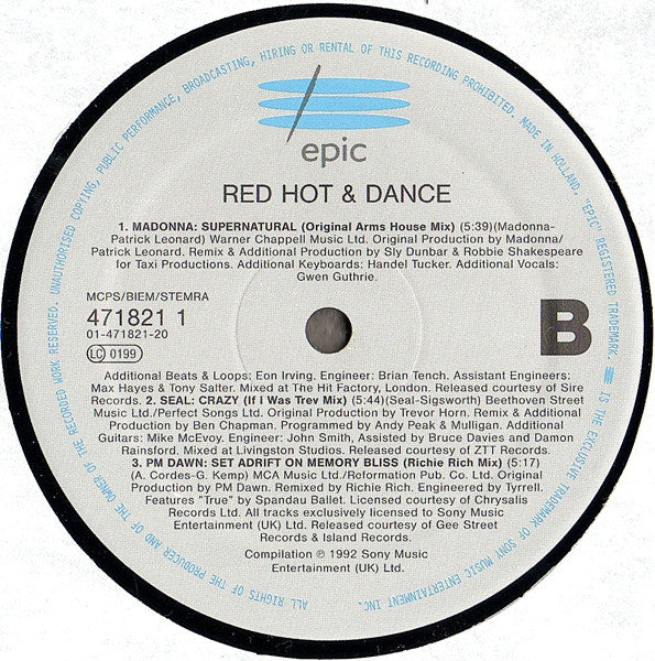 Various - Red Hot + Dance