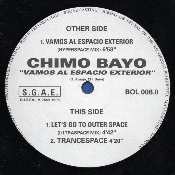 Chimo Bayo - Vamos Al Espacio Exterior