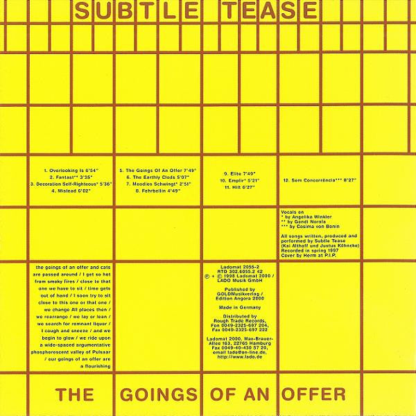 Subtle Tease - The Goings Of An Offer