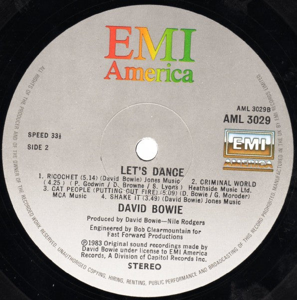 David Bowie - Let's Dance