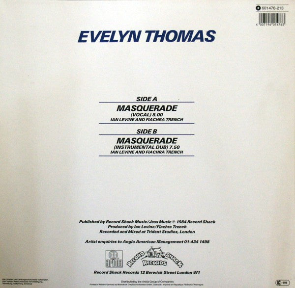 Evelyn Thomas - Masquerade