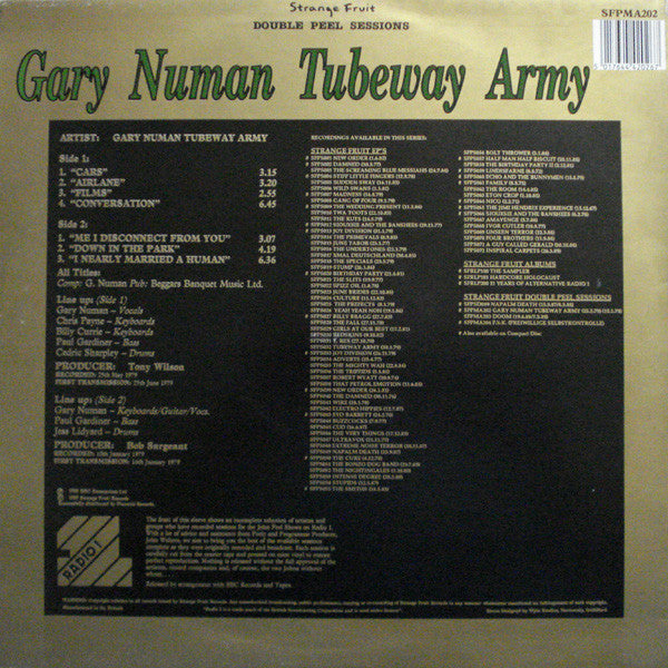 Gary Numan / Tubeway Army - Double Peel Sessions