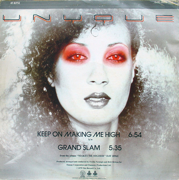 Unyque - Keep On Making Me High / Grand Slam