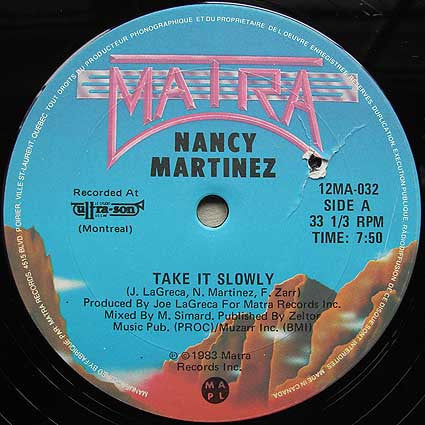 Nancy Martinez - Take It Slowly