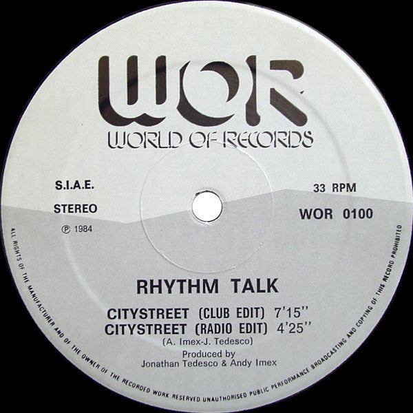 Rhythm Talk - Citystreet