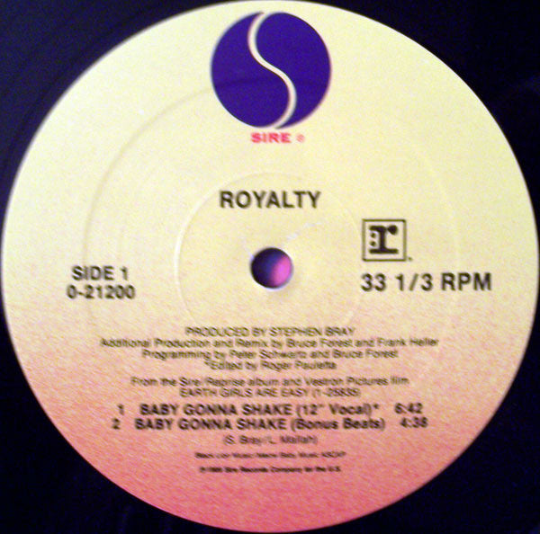 Royalty / Stewart Copeland - Baby Gonna Shake / Throb