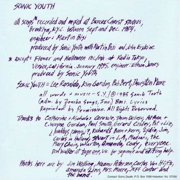 Sonic Youth - Bad Moon Rising