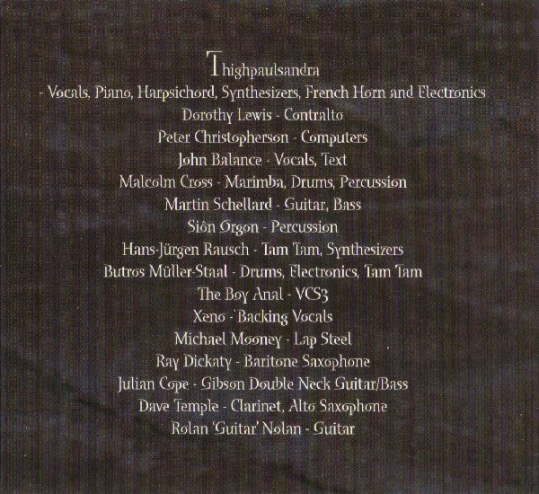 Thighpaulsandra - I, Thighpaulsandra