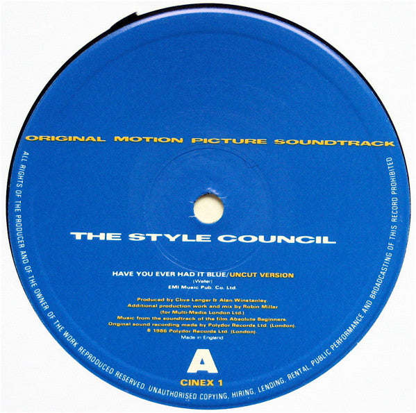The Style Council - Have You Ever Had It Blue