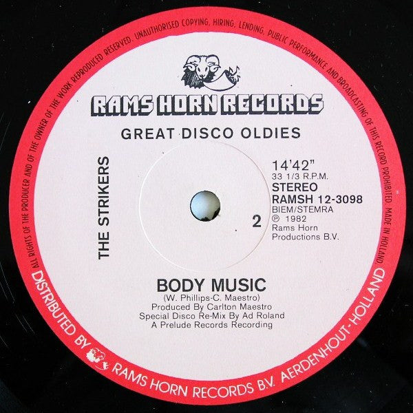 Lime (2) / The Strikers - Your Love / Body Music (Special Disco Re-Mix)