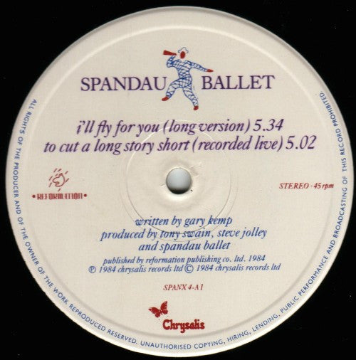 Spandau Ballet - I'll Fly For You