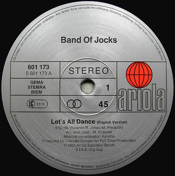 Band Of Jocks - Let's All Dance