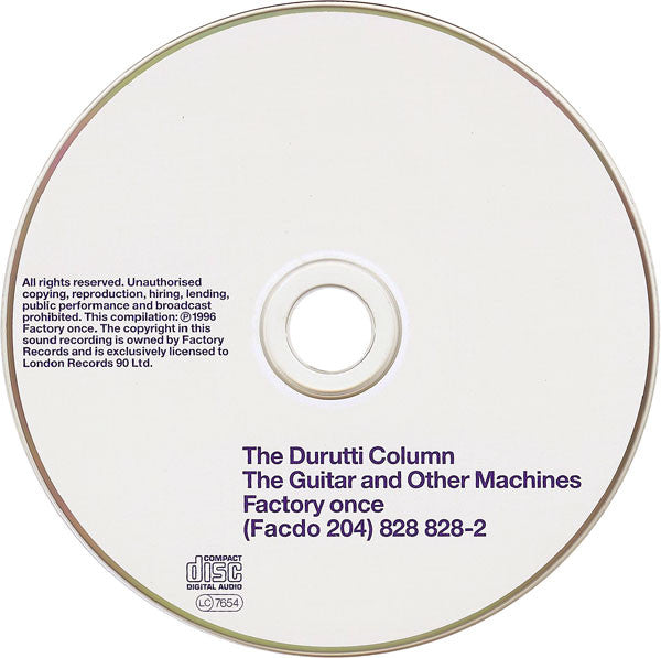 The Durutti Column - The Guitar And Other Machines