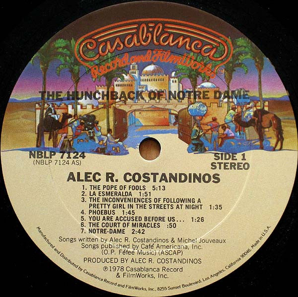 Alec R. Costandinos And The Syncophonic Orchestra - The Hunchback Of Notre Dame