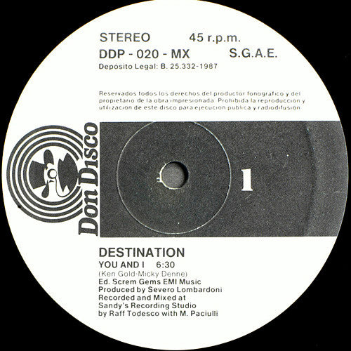 Destination (6) - You And I