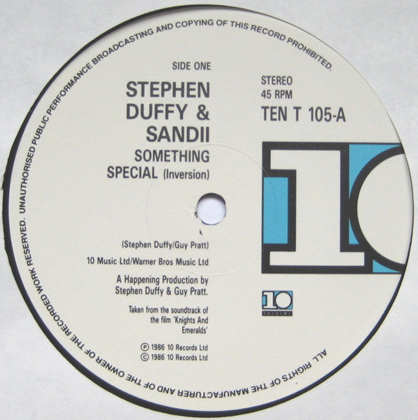 Stephen Duffy And Sandii - Something Special