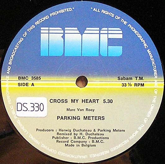 Parking Meters - Cross My Heart