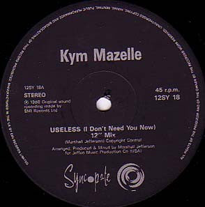 Kym Mazelle - Useless (I Don't Need You Now)