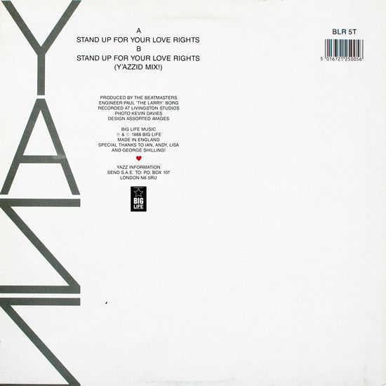 Yazz - Stand Up For Your Love Rights