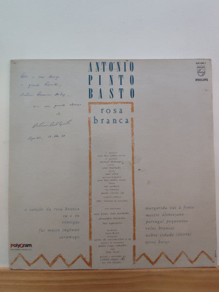 António Pinto Basto - Rosa Branca