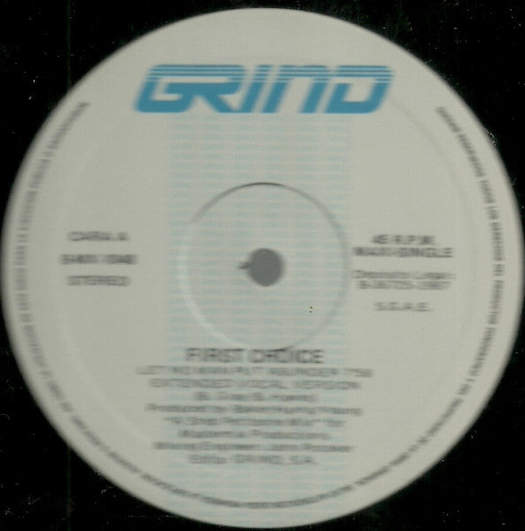 First Choice - Let No Man Put Us Under
