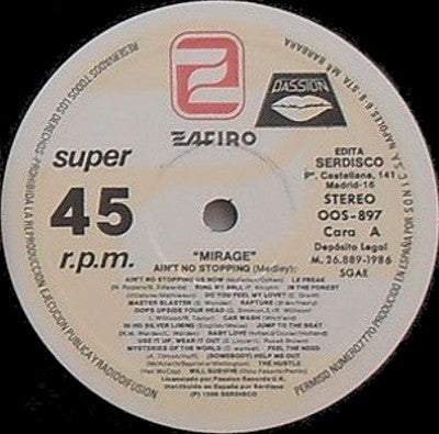 Mirage (12) - Ain't No Stopping
