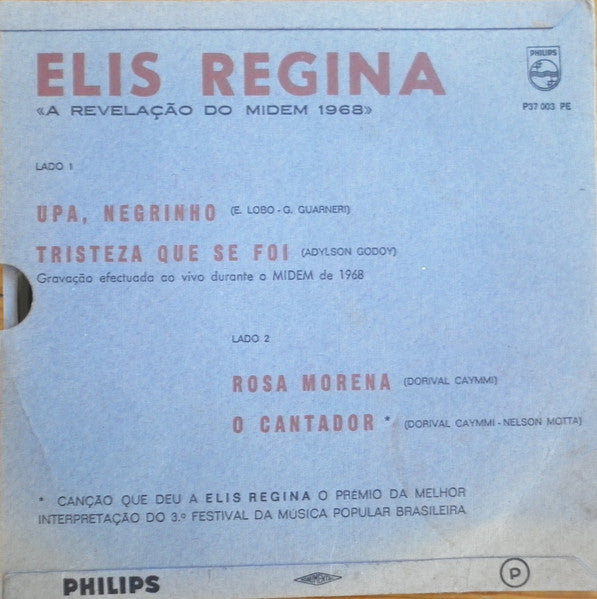Elis Regina - Upa, Negrinho