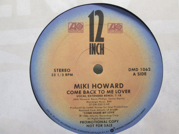 Miki Howard - Come Back To Me Lover