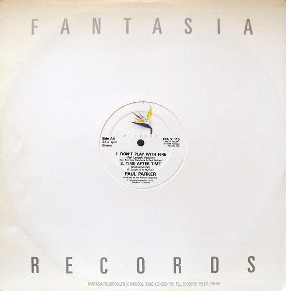 Paul Parker - Time After Time / Don't Play With Fire (Full Length Version)