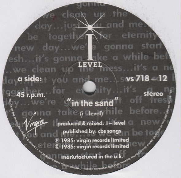 I-Level - In The Sand