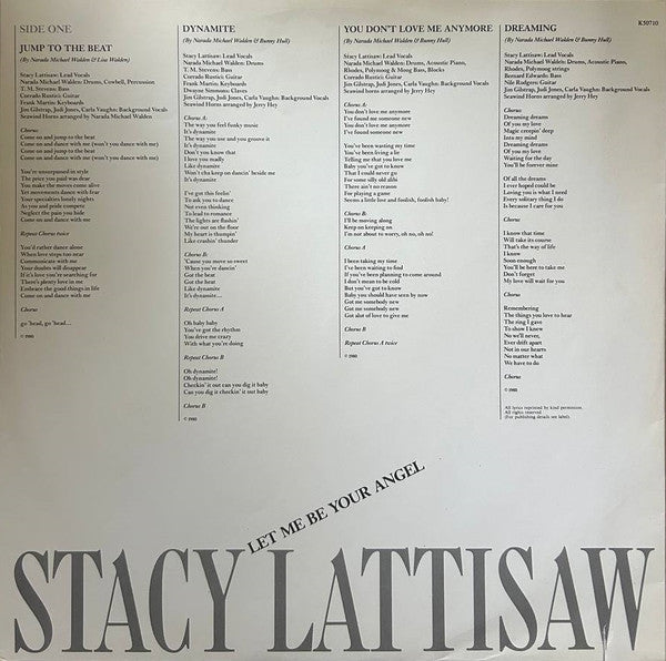 Stacy Lattisaw - Let Me Be Your Angel