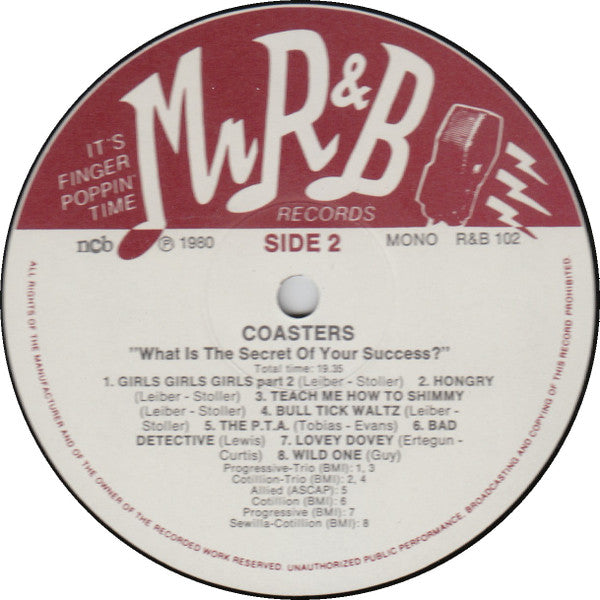 The Coasters - What Is The Secret Of Your Success?