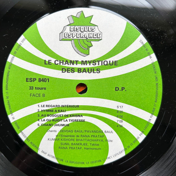 Various - Le Chant Mystique Des Bauls