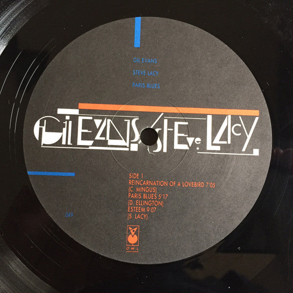 Gil Evans / Steve Lacy - Paris Blues