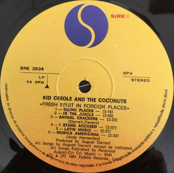 Kid Creole And The Coconuts - Fresh Fruit In Foreign Places