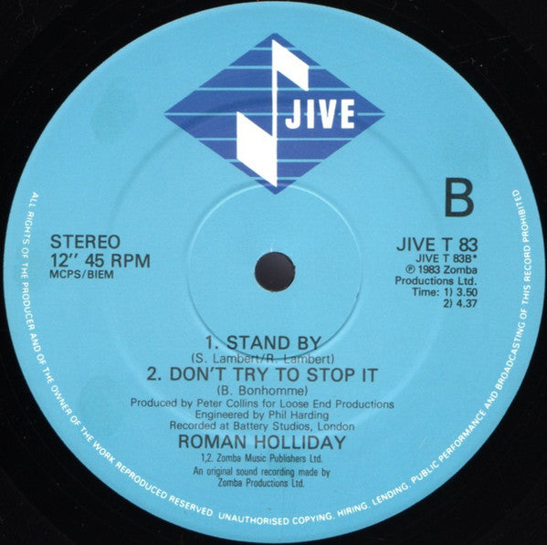 Roman Holliday - One Foot Back In Your Door
