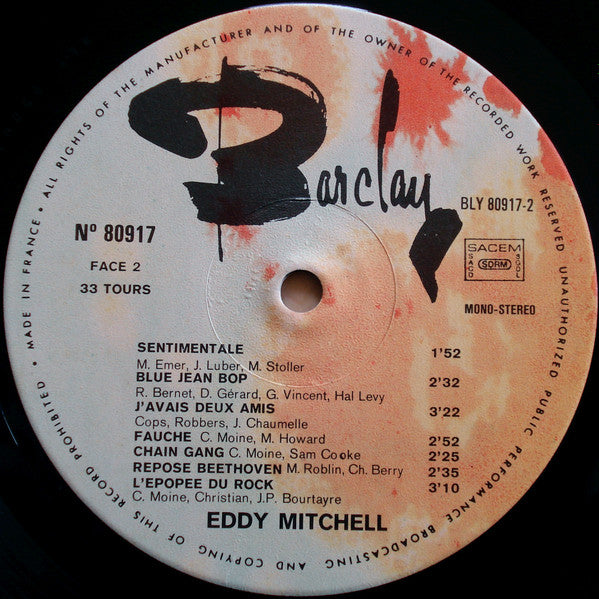 Eddy Mitchell - L'épopée Du Rock