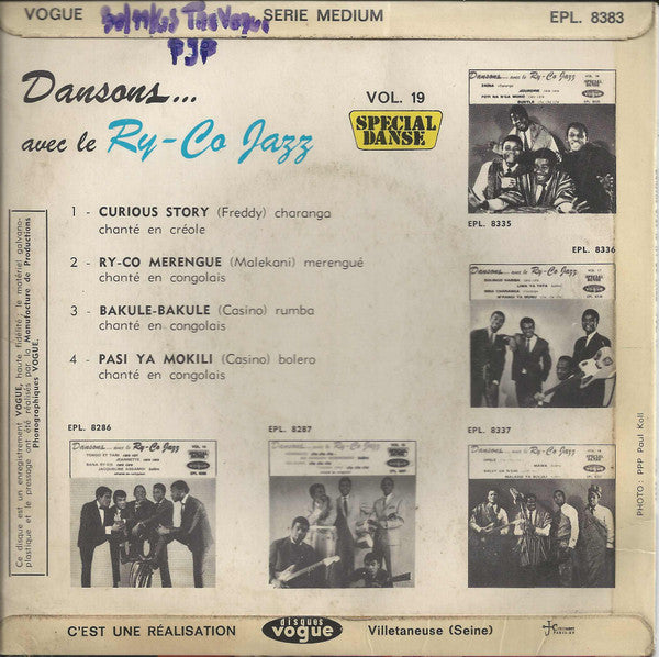 Le Ry-Co Jazz - Dansons Avec Le Ry-Co Jazz Vol. 19