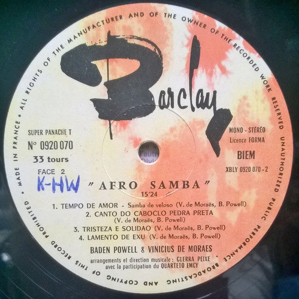 Baden Powell & Vinicius De Moraes - Afro-Samba