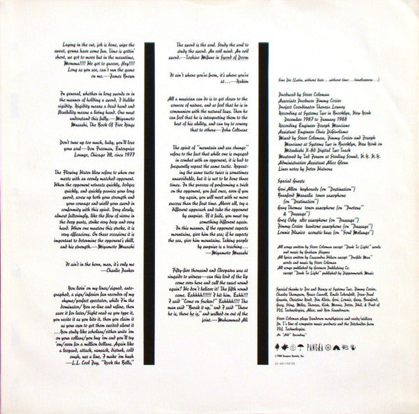 Steve Coleman And Five Elements - Sine Die