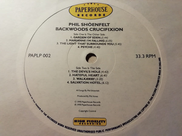 Phil Shöenfelt - Backwoods Crucifixion