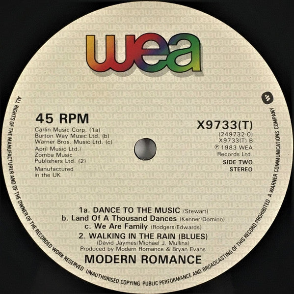 Modern Romance - Walking In The Rain