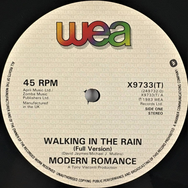Modern Romance - Walking In The Rain