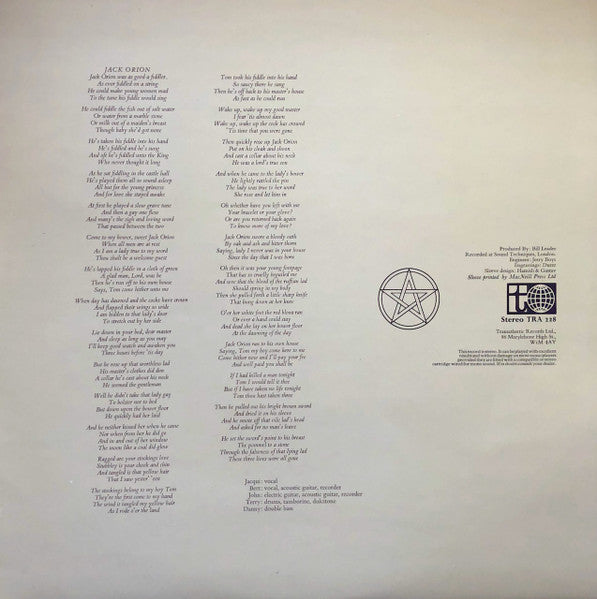 Pentangle - Cruel Sister