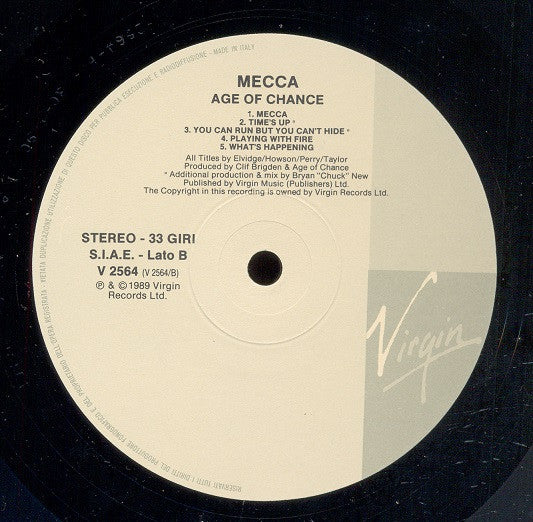 Age Of Chance - Mecca