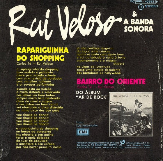 Rui Veloso E A Banda Sonora (2) - Rapariguinha Do Shopping