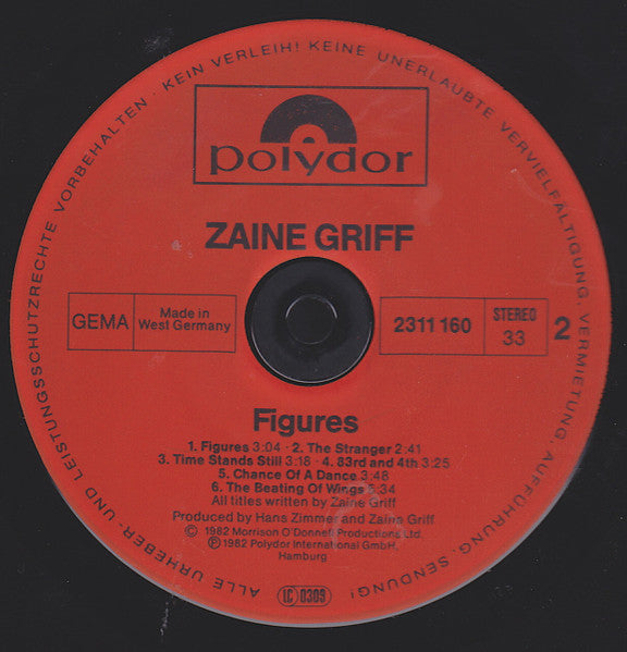 Zaine Griff - Figures