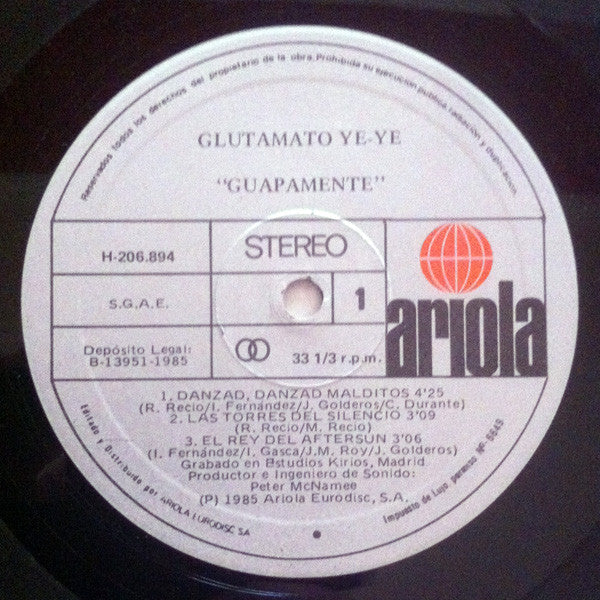 Glutamato Ye-Ye - Guapamente